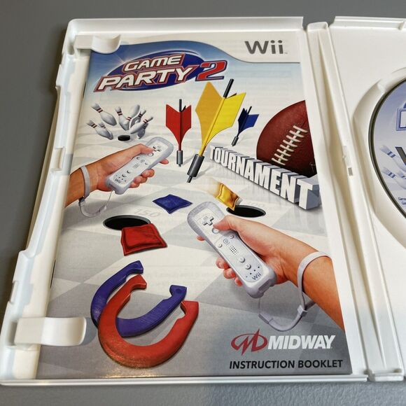 Game Party 2 Wii Nintendo Video Game Complete With Manual Tested Used - Picture 10 of 10